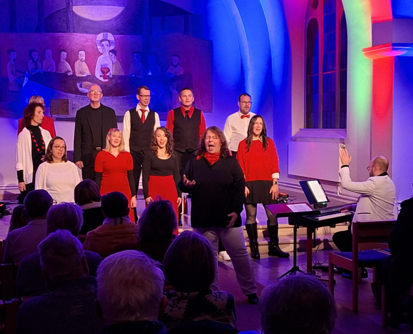 Die Joyful Voices Mannheim zu Gast beim Förderverein des DAFAK - Einstimmung zur Weihnachtszeit am 29.11.2025 in der Gnadenkirche Mannheim-Gartenstadt